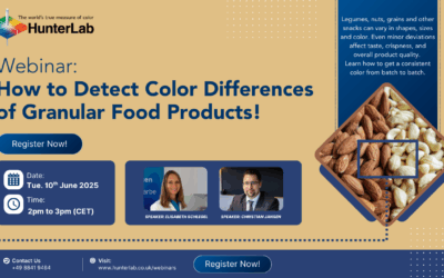 Webinar – Controlul culorii alimentelor granulare